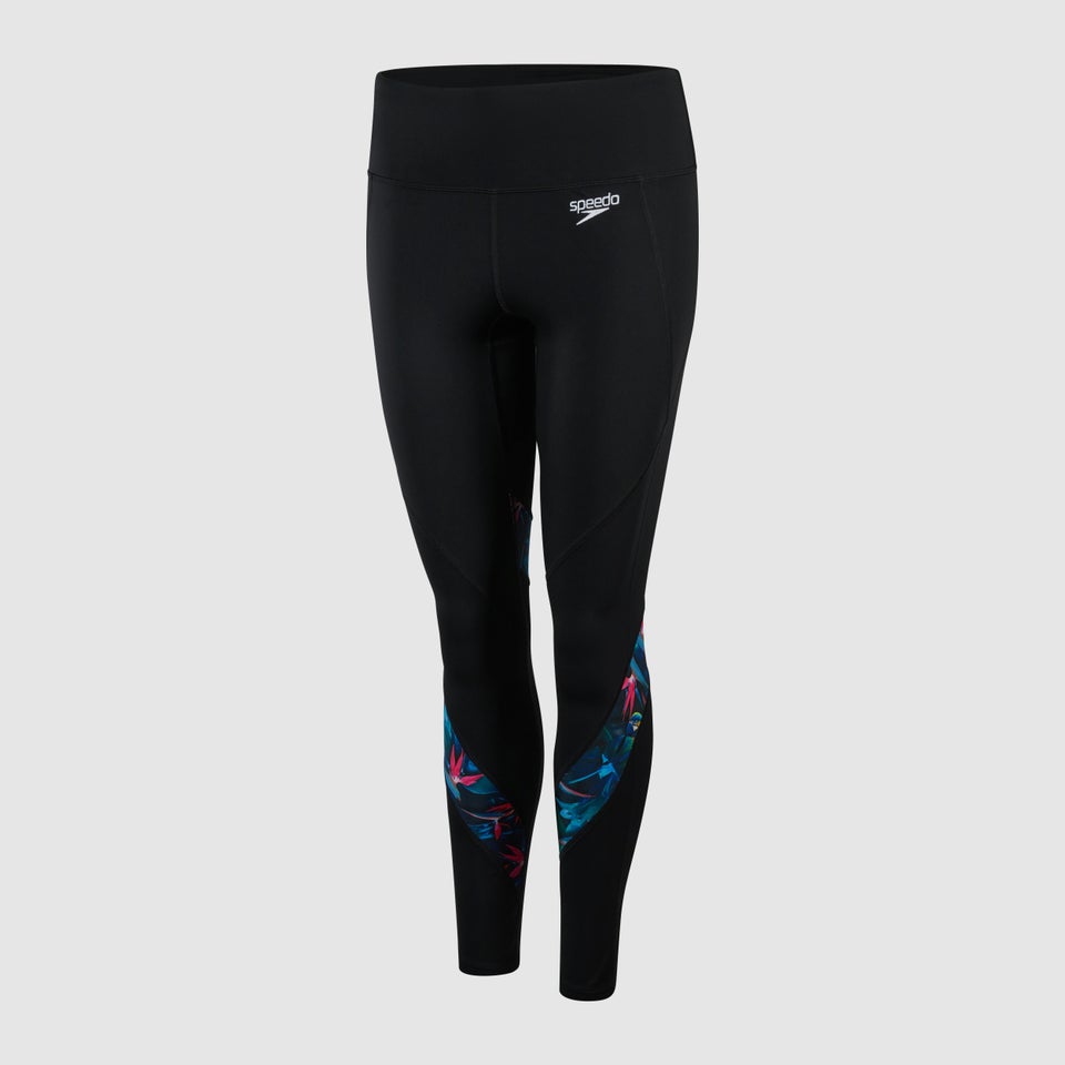 Damen Sports Leggings in Schwarz/Pink