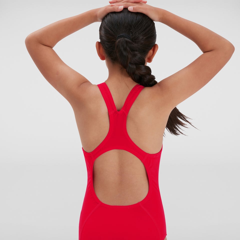 Maillot de bain Fille Eco Endurance+ Medalist rouge