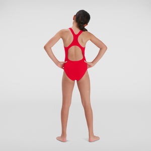 Maillot de bain Fille Eco Endurance+ Medalist rouge