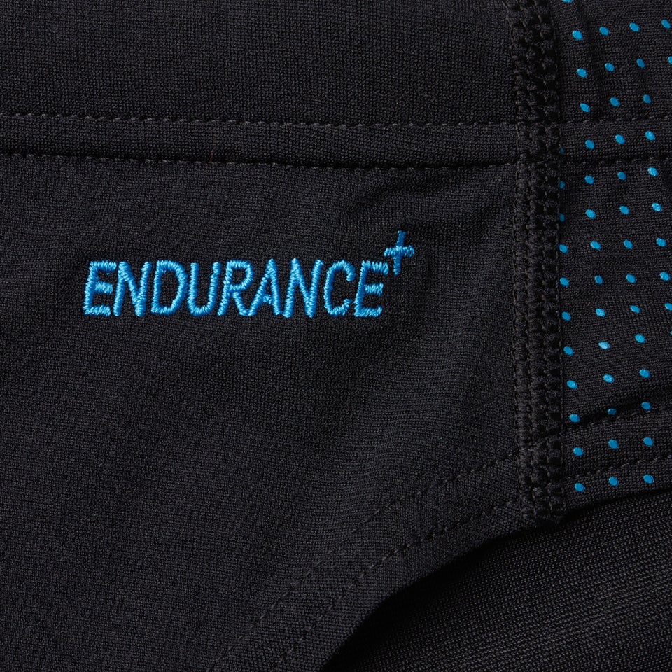 Slip de bain Homme Tech Panel noir/bleu