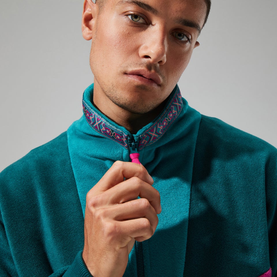 Unisex Tramantana 91 Fleece Jacket - Turquoise
