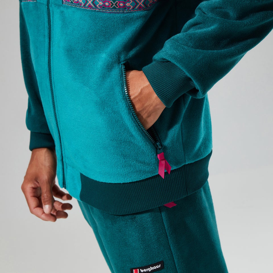 Unisex Tramantana 91 Fleece Jacket - Turquoise