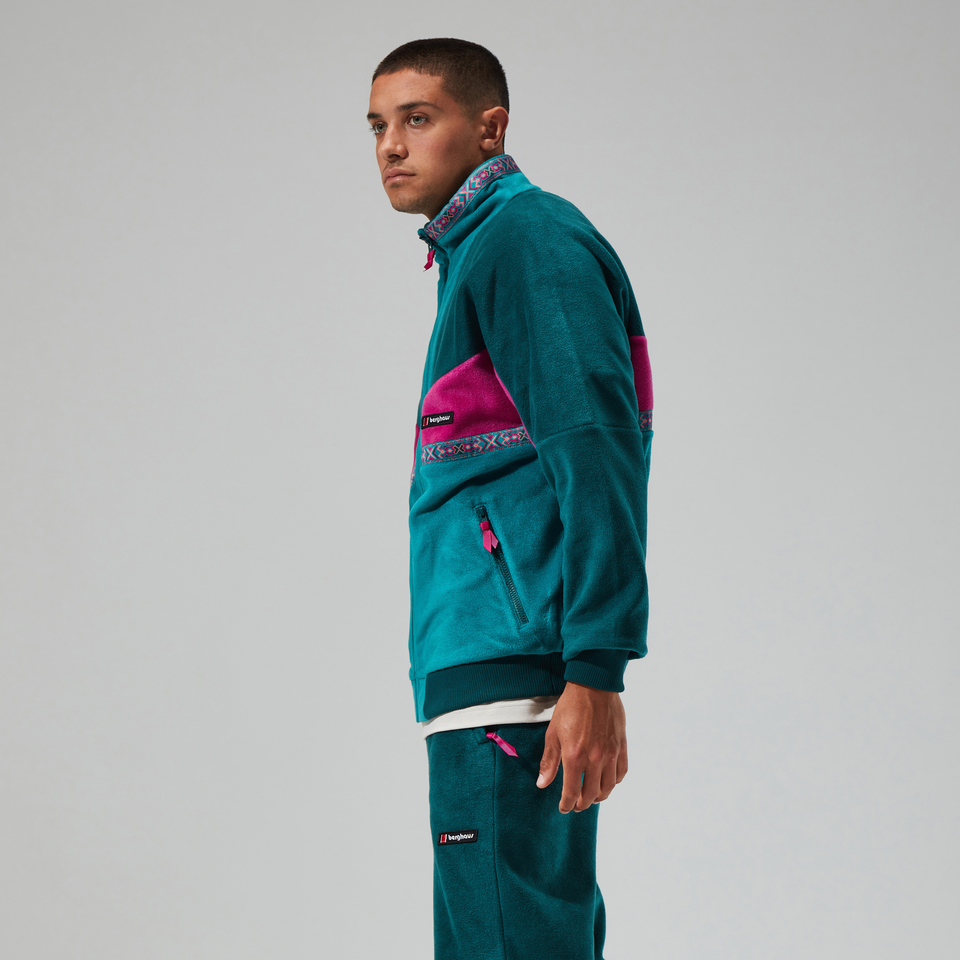 Unisex Tramantana 91 Fleece Jacket - Turquoise