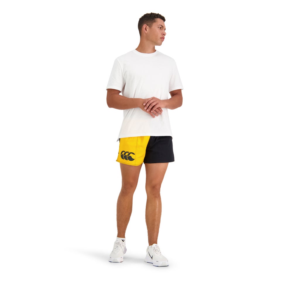 MENS HARLEQUIN SHORT YELLOW