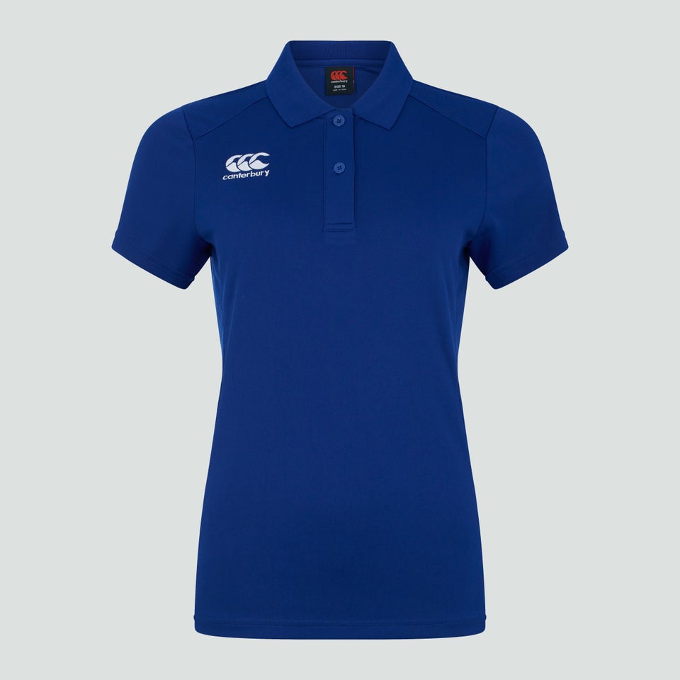 Womens Club Dry Polo Shirt Blue