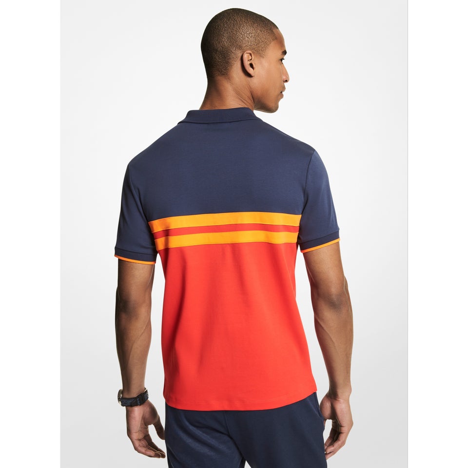 MK X ellesse Poloshirt mit Streifen für Herren
