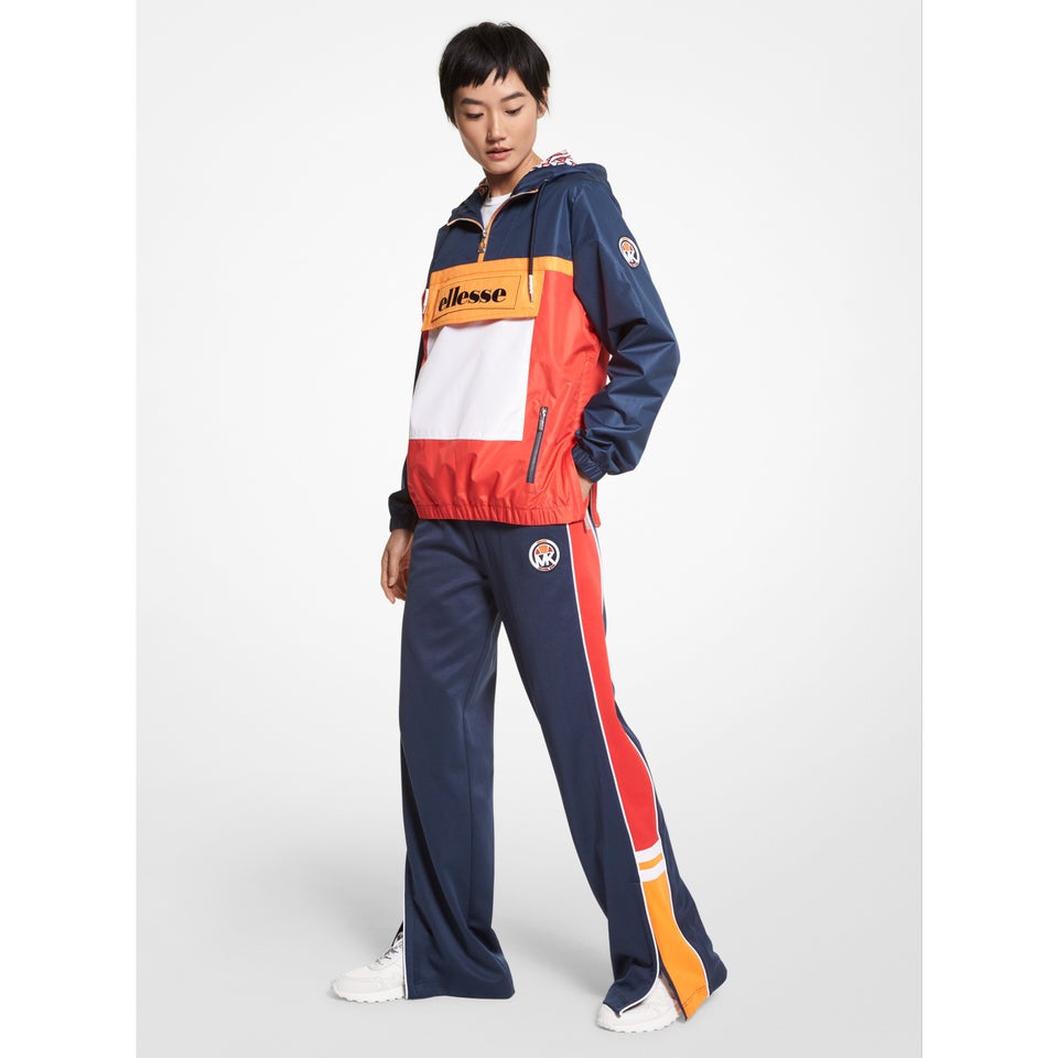 Women's MK x ellesse Color-Block Cotton Blend Windbreaker