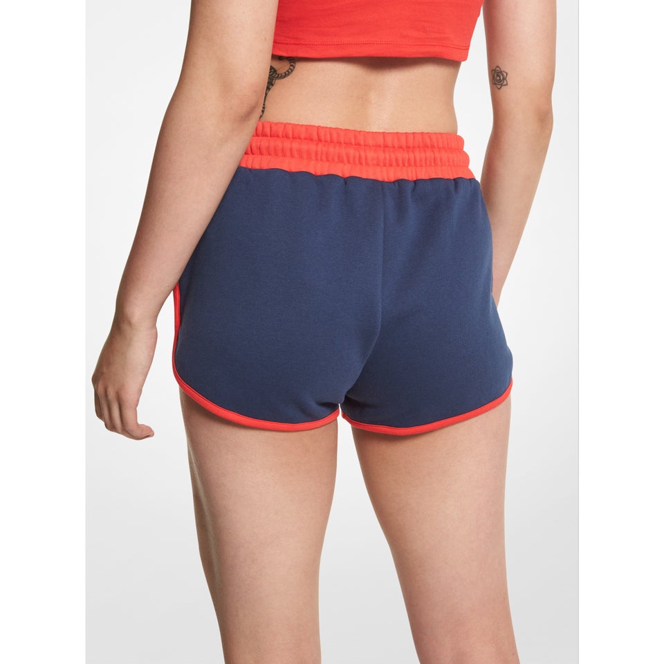 Women's MK X ellesse Logo Cotton Blend Track Shorts