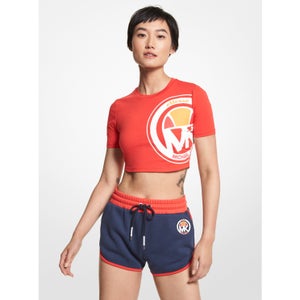 MK X ellesse Logo Organic Cotton Blend Track Shorts - S