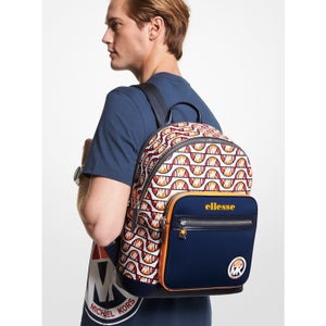 MK X ellesse Hudson Printed Canvas Backpack