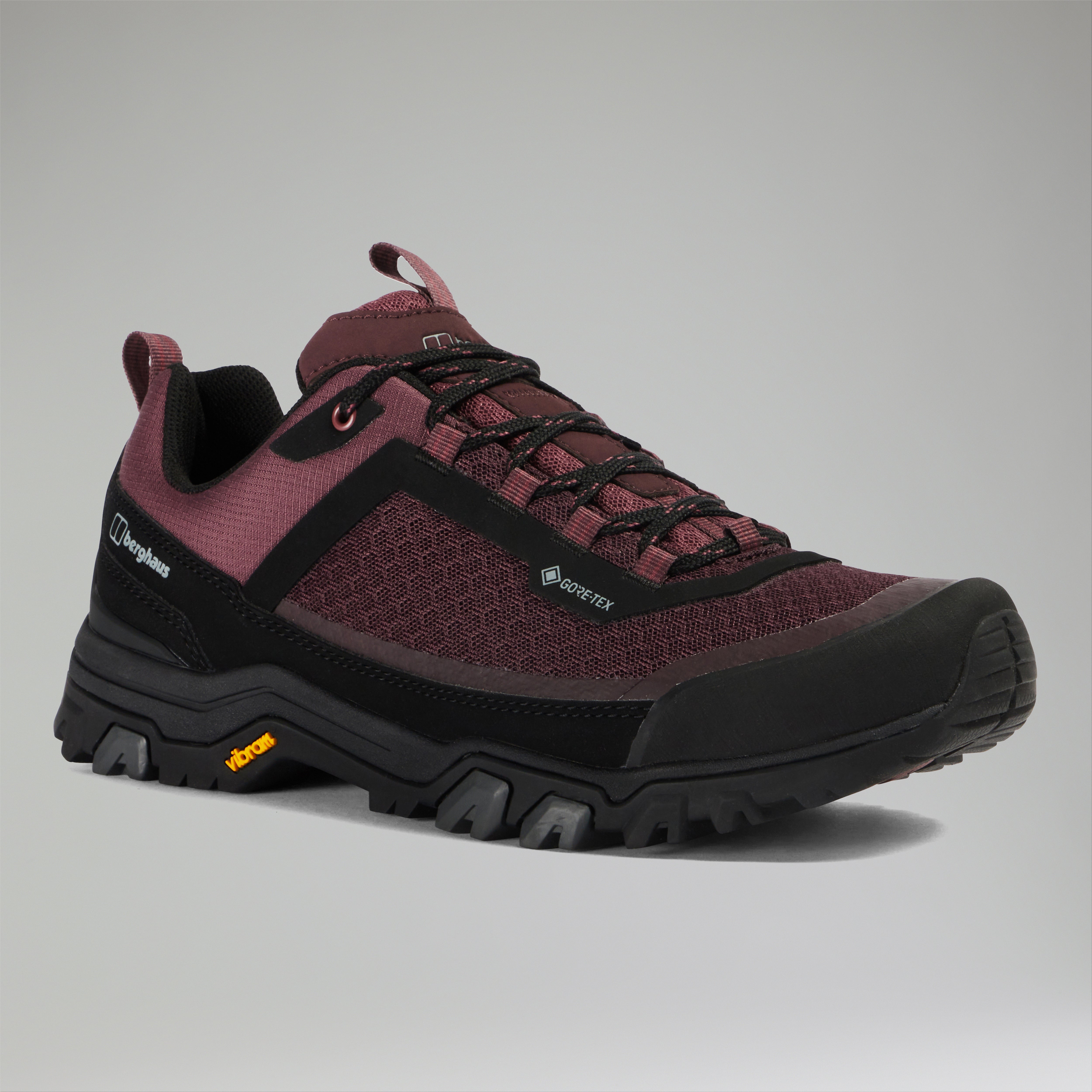 Women's Ground Attack Active Gore-Tex Shoe - Black/Purple | Berghaus