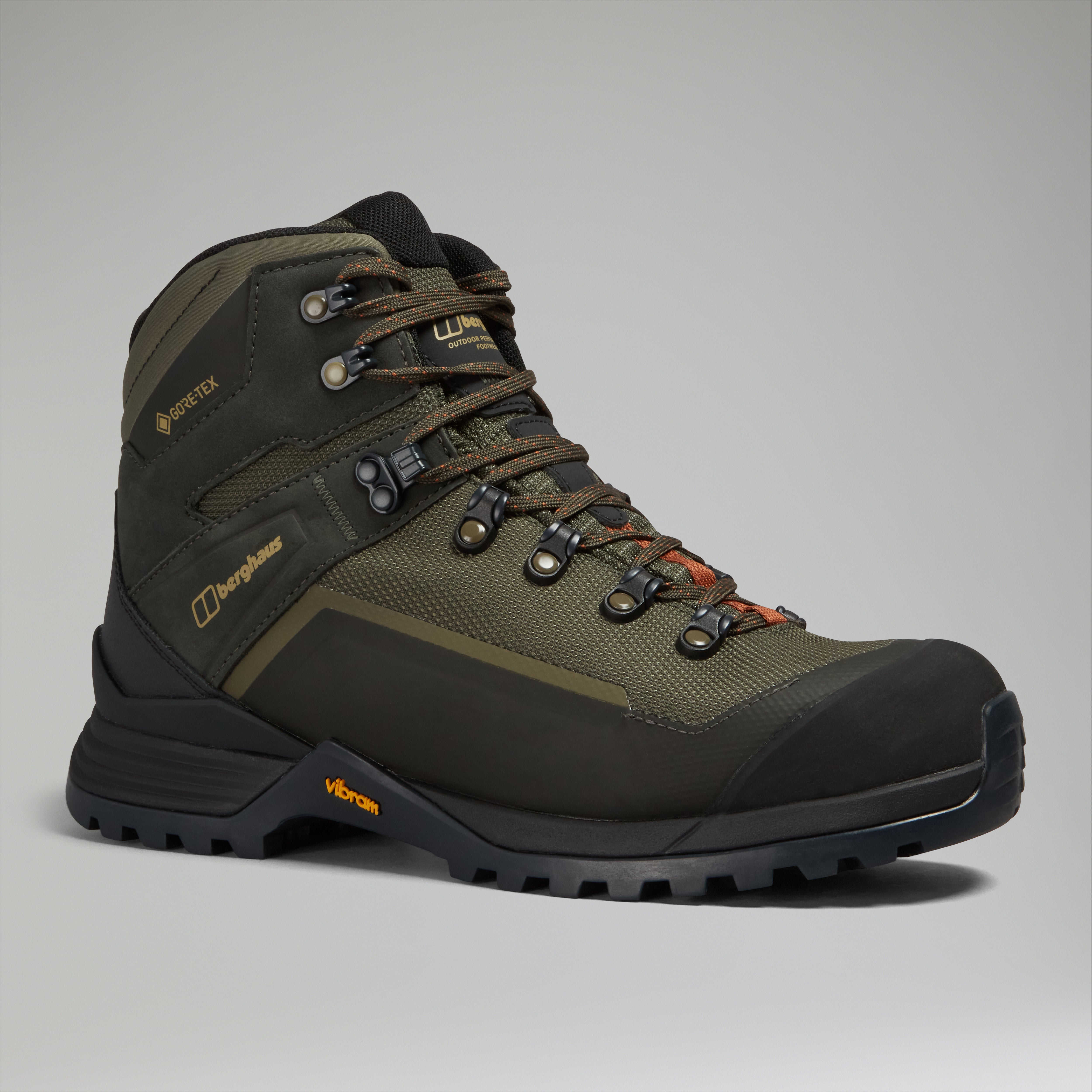 Men's Storm Trek Gore-Tex Boot - Brown/Dark Green | Berghaus