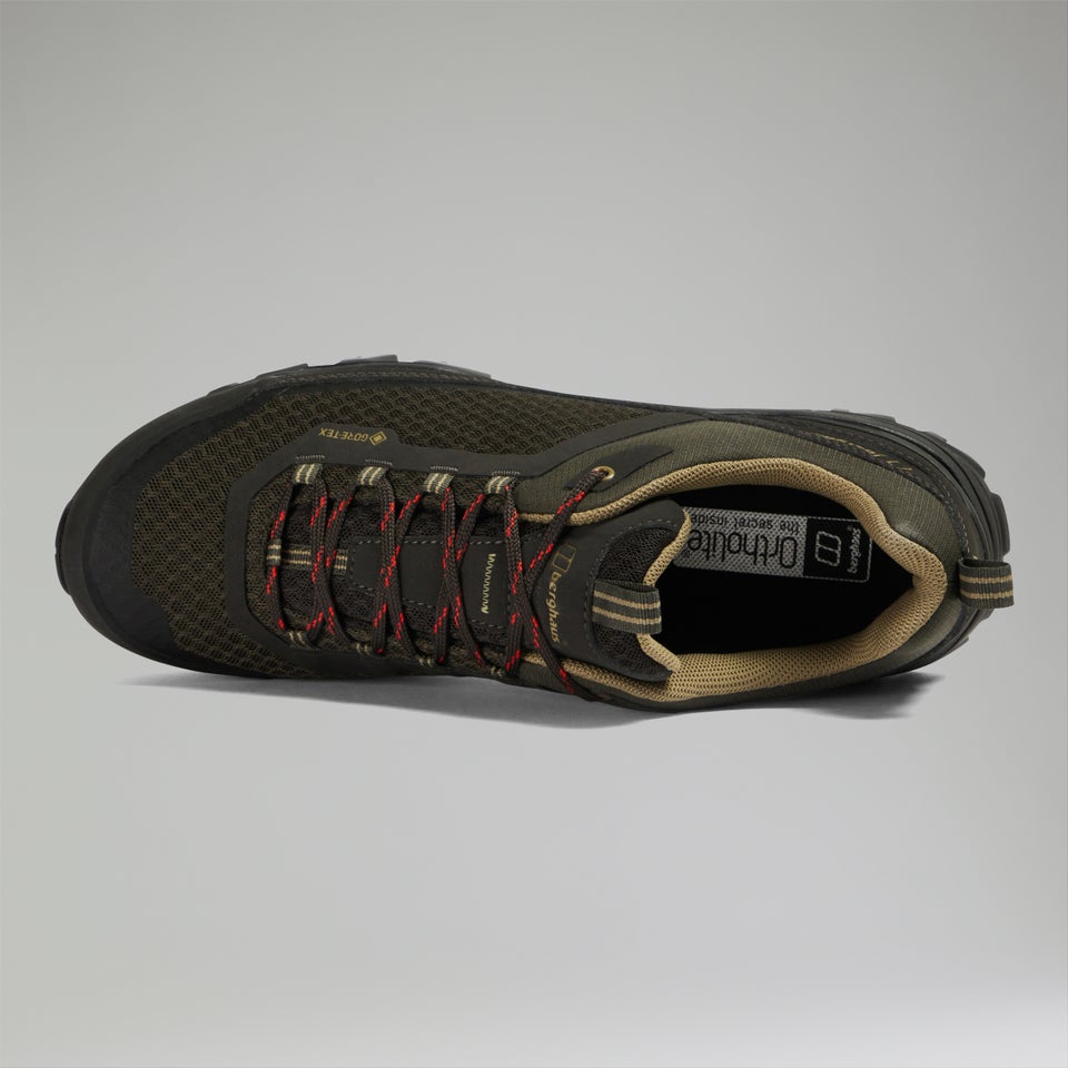 Men's Ground Attack Active Gore-Tex Shoe - Brown/Dark Green