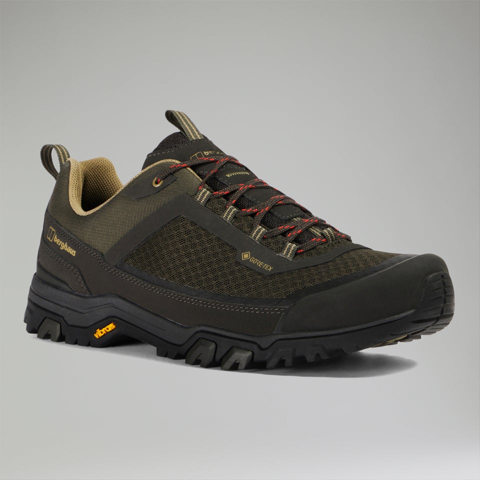 Men's Ground Attack Active Gore-Tex Shoe - Brown/Dark Green