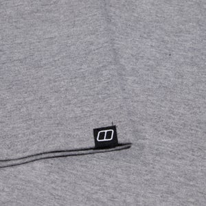 Men's Grey Fangs Peak Short Sleeve Tee Dark Grey