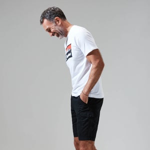 Grey Fangs Peak Short Sleeve Tee für Herren - Weiß