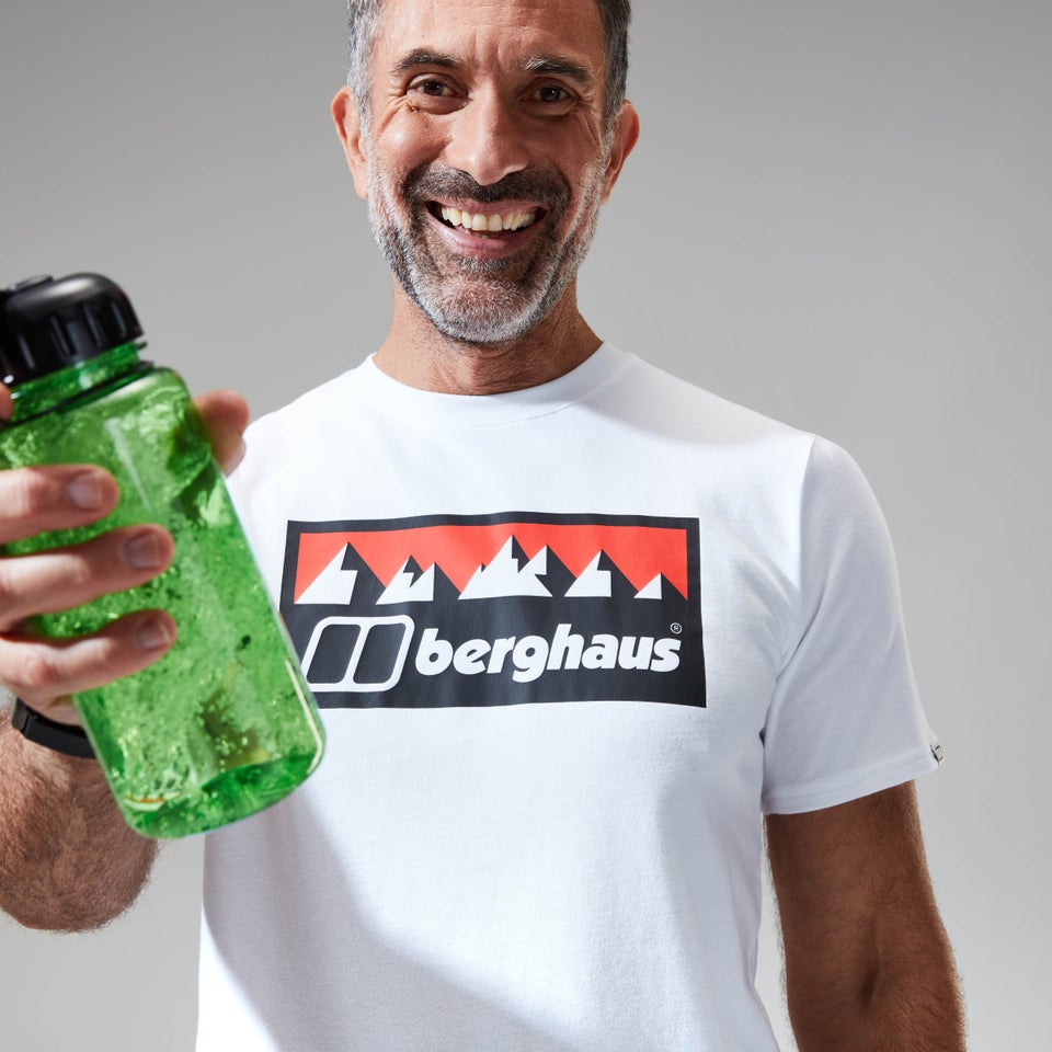 Grey Fangs Peak Short Sleeve Tee für Herren - Weiß