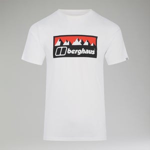 Grey Fangs Peak Short Sleeve Tee für Herren - Weiß