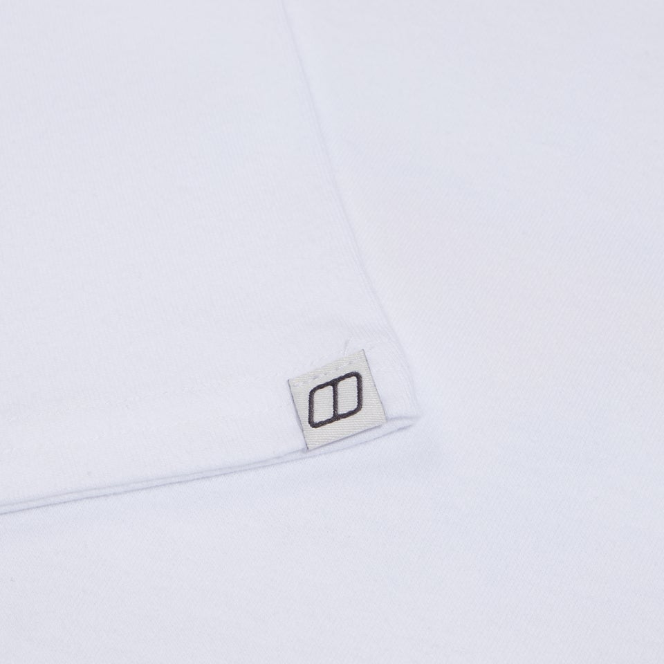 Grey Fangs Peak Short Sleeve Tee für Herren - Weiß