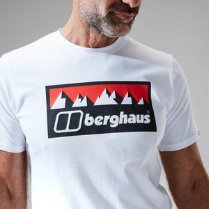 Grey Fangs Peak Short Sleeve Tee für Herren - Weiß