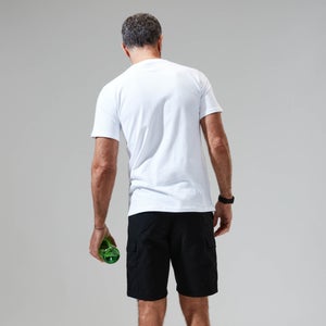 Grey Fangs Peak Short Sleeve Tee für Herren - Weiß