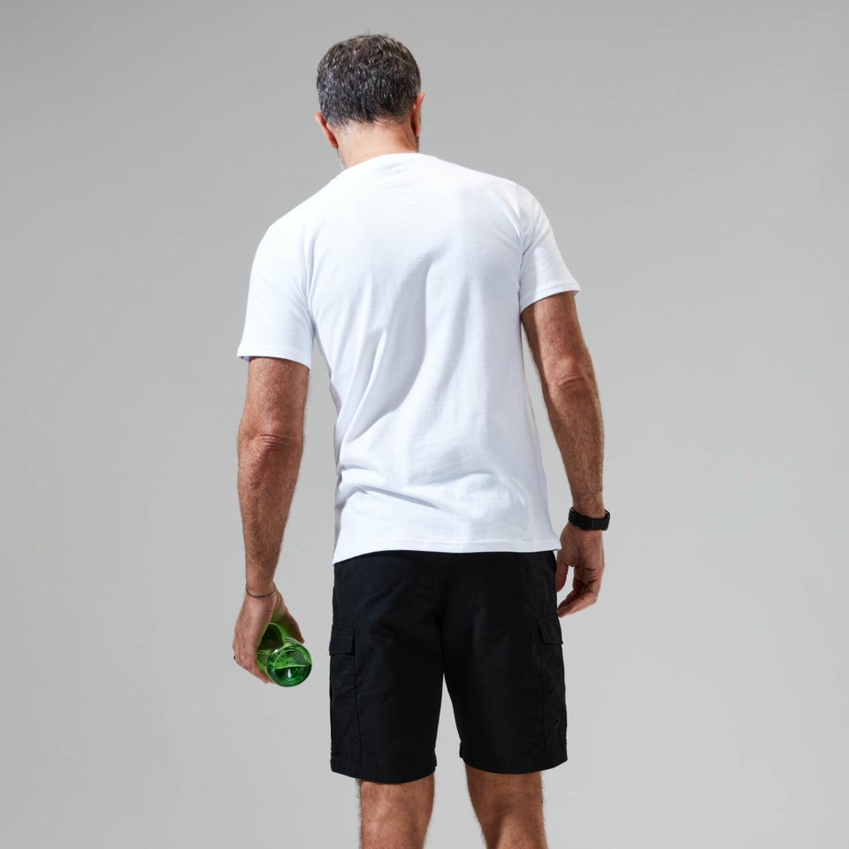 Grey Fangs Peak Short Sleeve Tee für Herren - Weiß