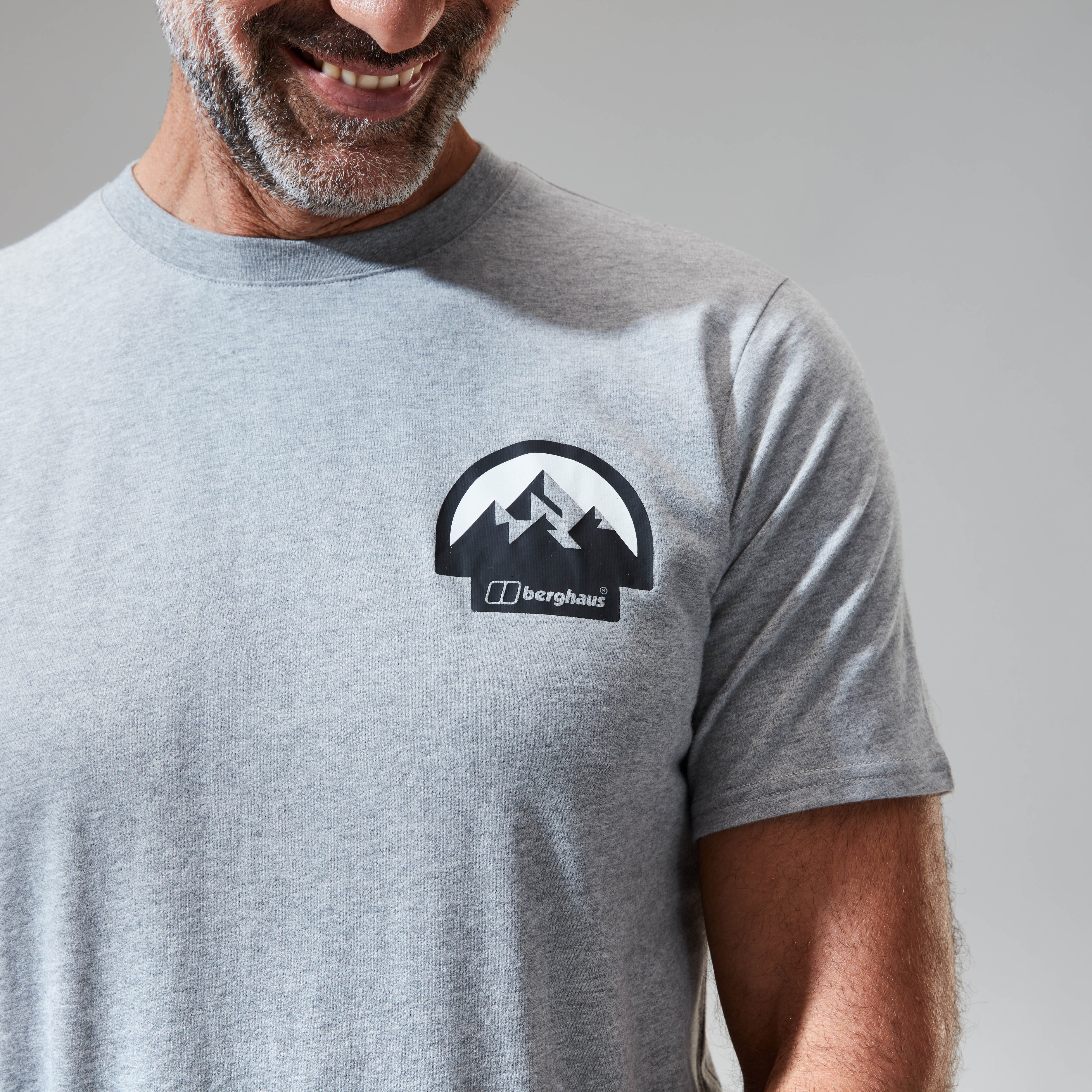 Men's Grossglockner MTN Short Sleeve Tee Dark Grey