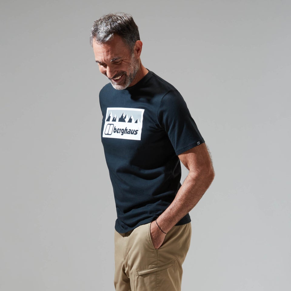Grey Fangs Peak Short Sleeve Tee für Herren - Schwarz