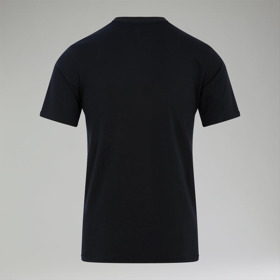 Grey Fangs Peak Short Sleeve Tee für Herren - Schwarz