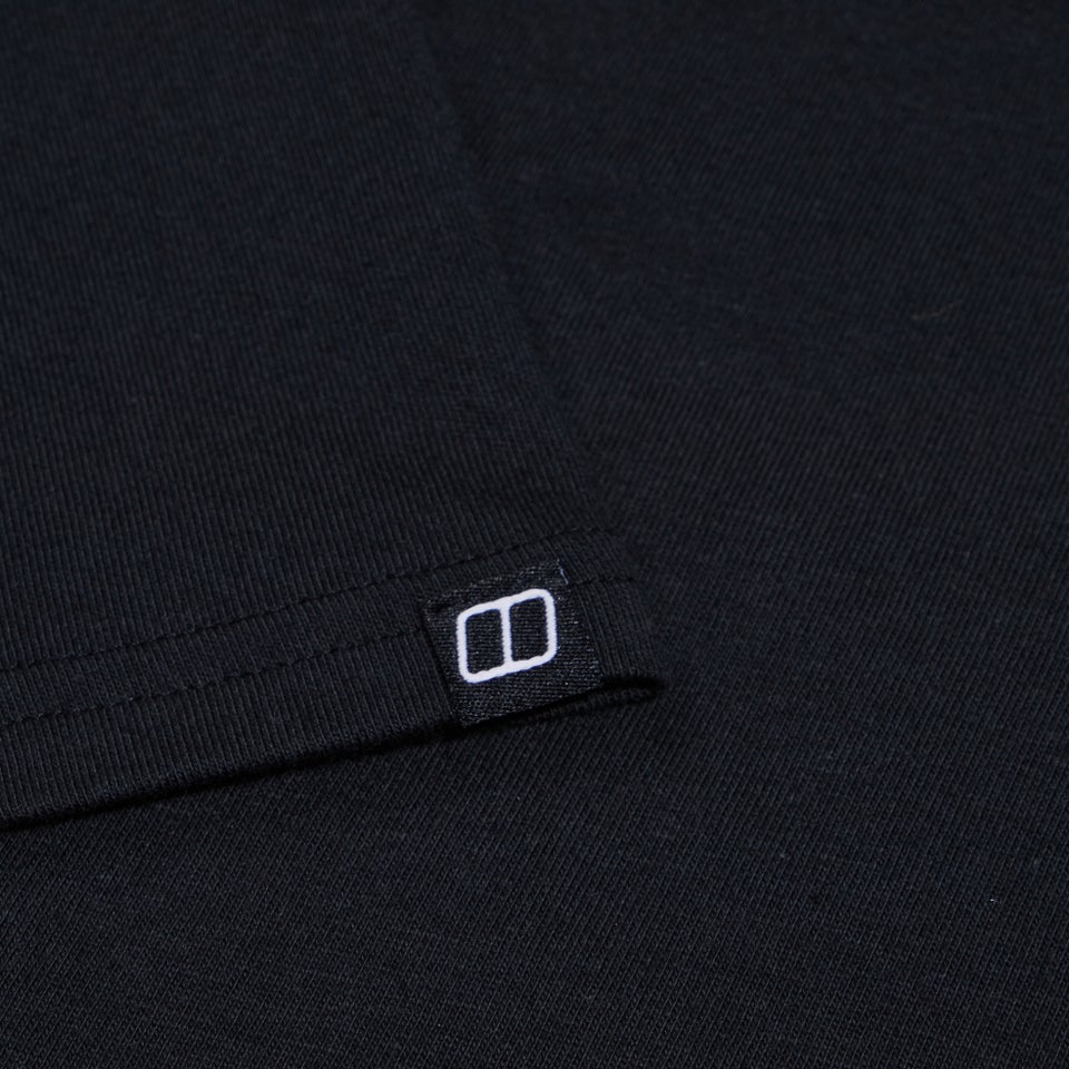 Grey Fangs Peak Short Sleeve Tee für Herren - Schwarz