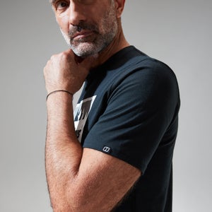 Grey Fangs Peak Short Sleeve Tee für Herren - Schwarz