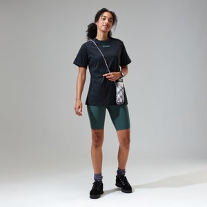 Boyfriend Dolomites MTN Short Sleeve Tee für Damen Schwarz - 10