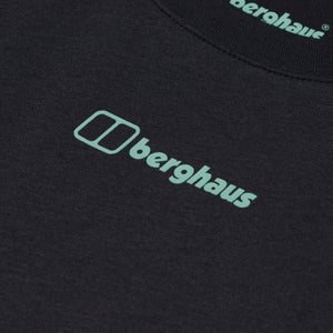 Boyfriend Dolomites MTN Short Sleeve Tee für Damen - Schwarz