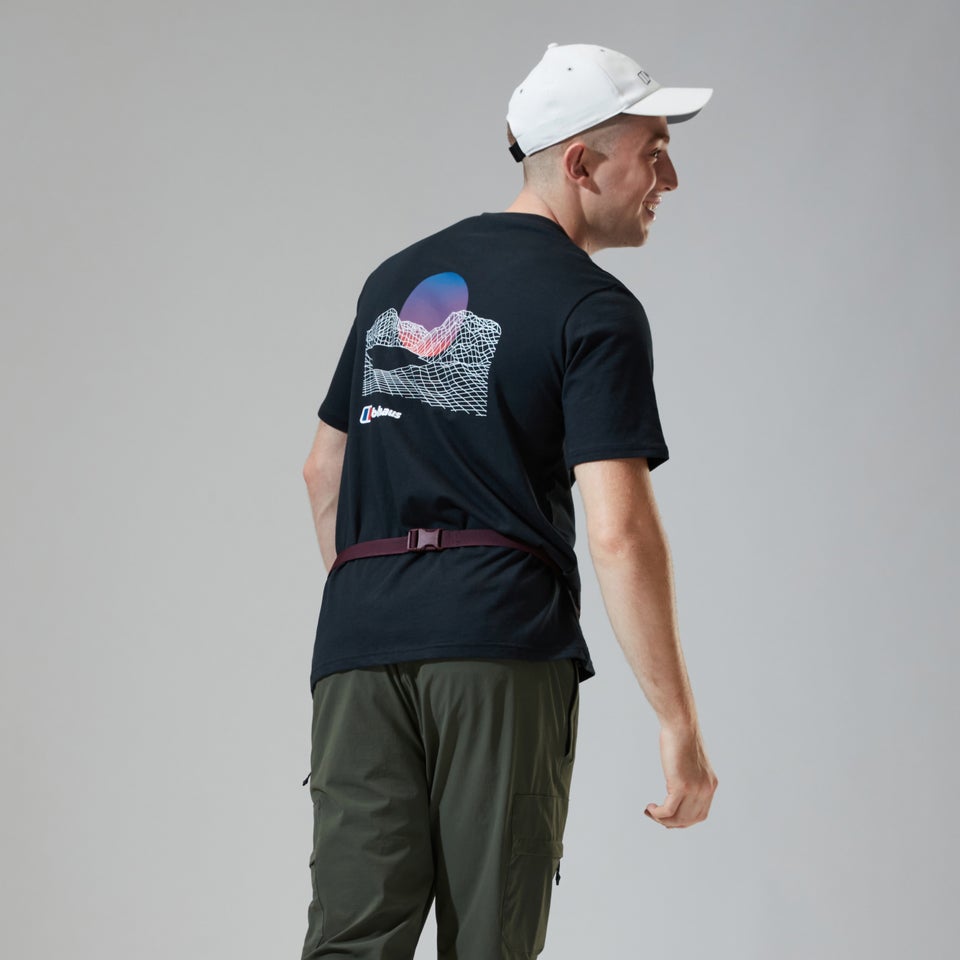 Snowdon Short Sleeve Tee 2.0 für Herren - Schwarz