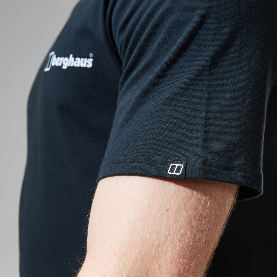 Dolomites MTN Short Sleeve Tee für Herren - Schwarz