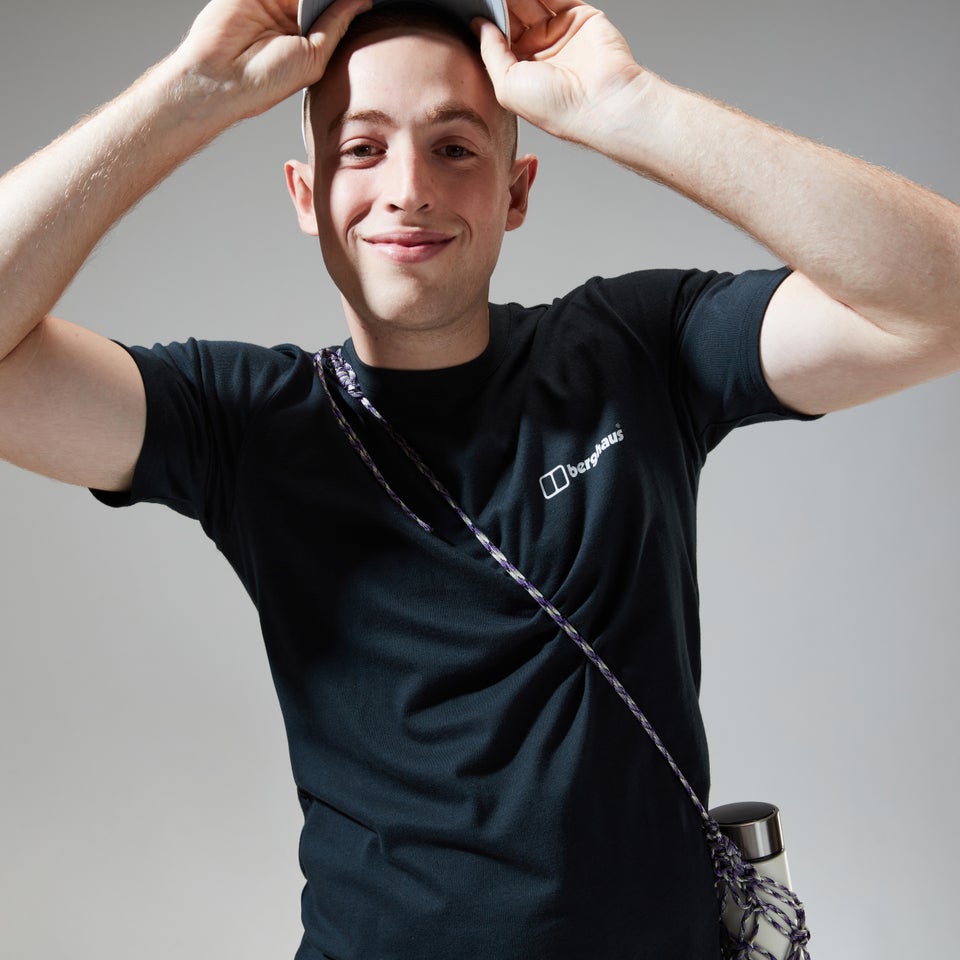 Dolomites MTN Short Sleeve Tee für Herren - Schwarz