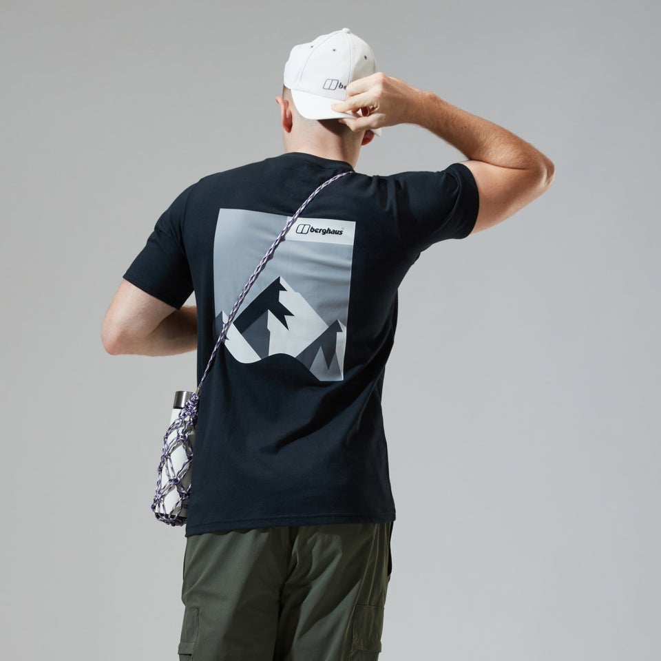 Dolomites MTN Short Sleeve Tee für Herren - Schwarz