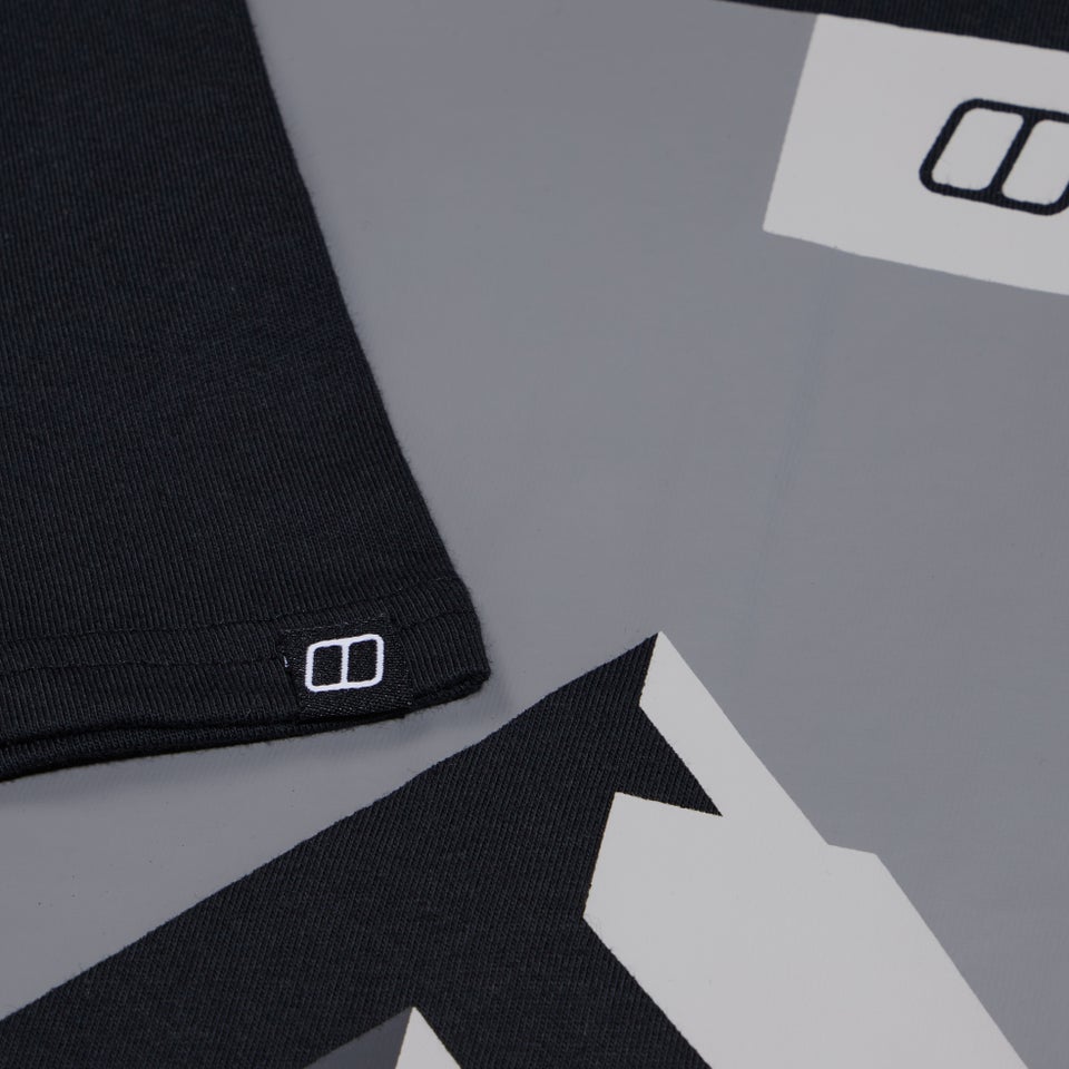 Dolomites MTN Short Sleeve Tee für Herren - Schwarz