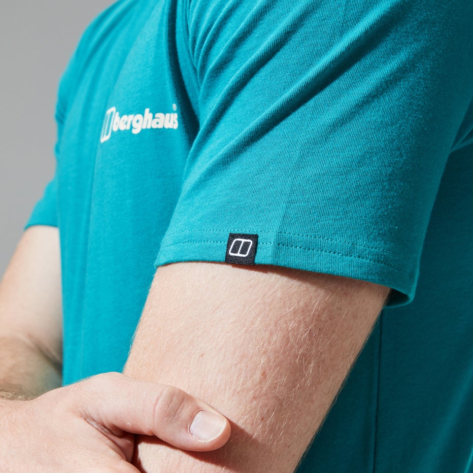 Buttermere Short Sleeve Tee für Herren - Dunkles Türkis