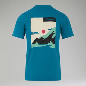 Buttermere Short Sleeve Tee für Herren - Dunkles Türkis