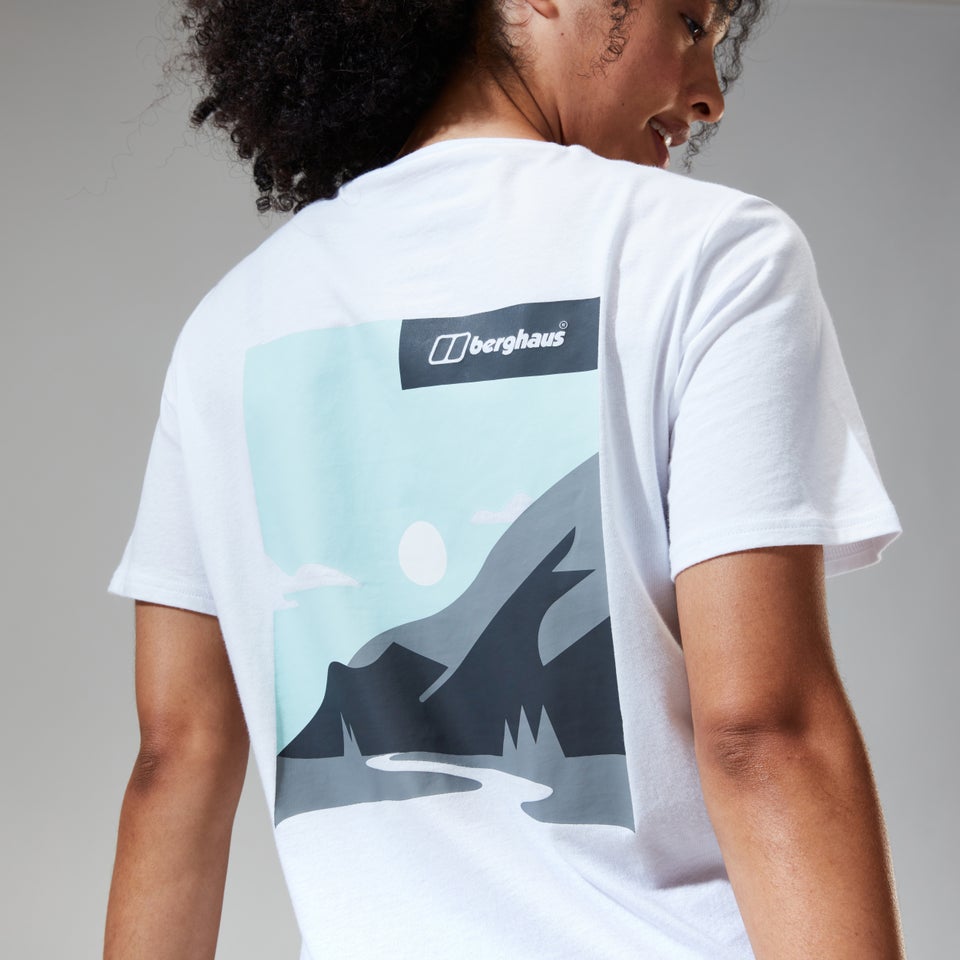 Boyfriend Buttermere Short Sleeve Tee für Damen - Weiß