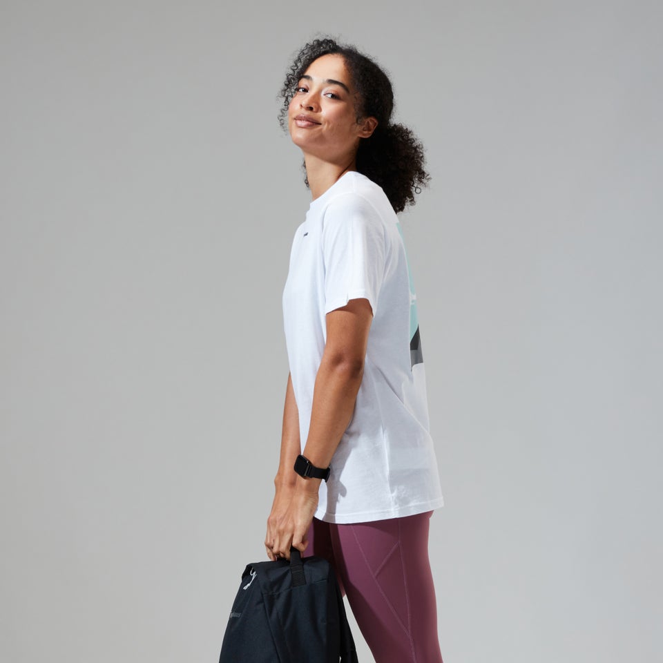 Boyfriend Buttermere Short Sleeve Tee für Damen - Weiß