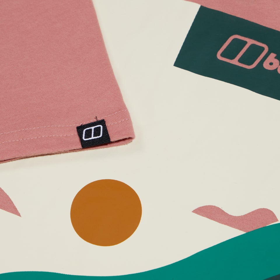 Boyfriend Buttermere Short Sleeve Tee für Damen - Rosa