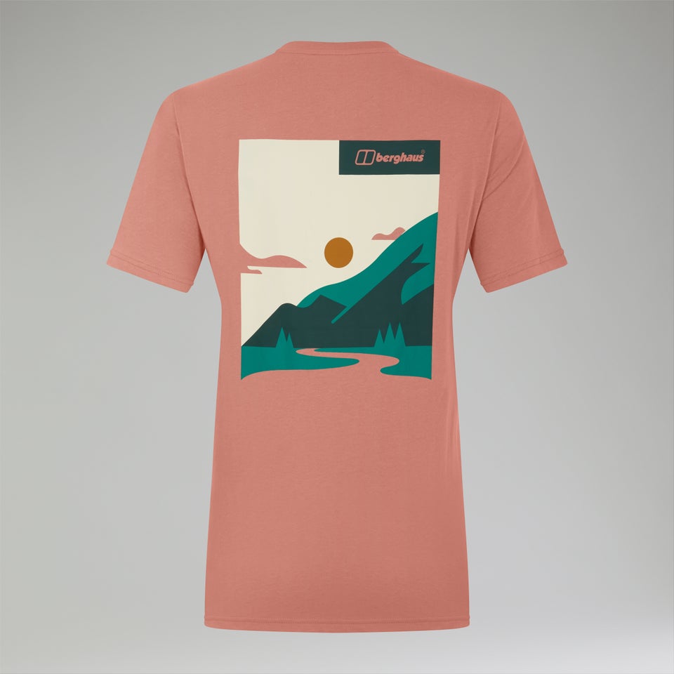 Boyfriend Buttermere Short Sleeve Tee für Damen - Rosa