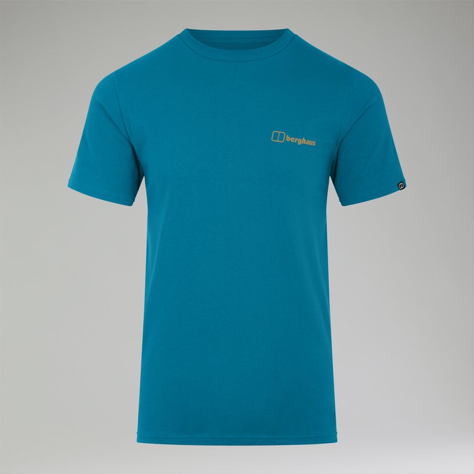 Snowdon Colour Logo Short Sleeve Tee für Herren - Dunkles Türken