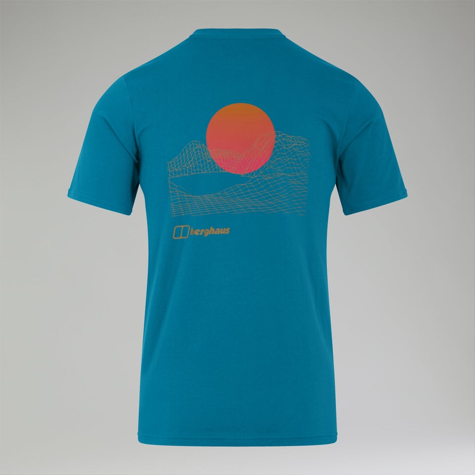 Snowdon Colour Logo Short Sleeve Tee für Herren - Dunkles Türken