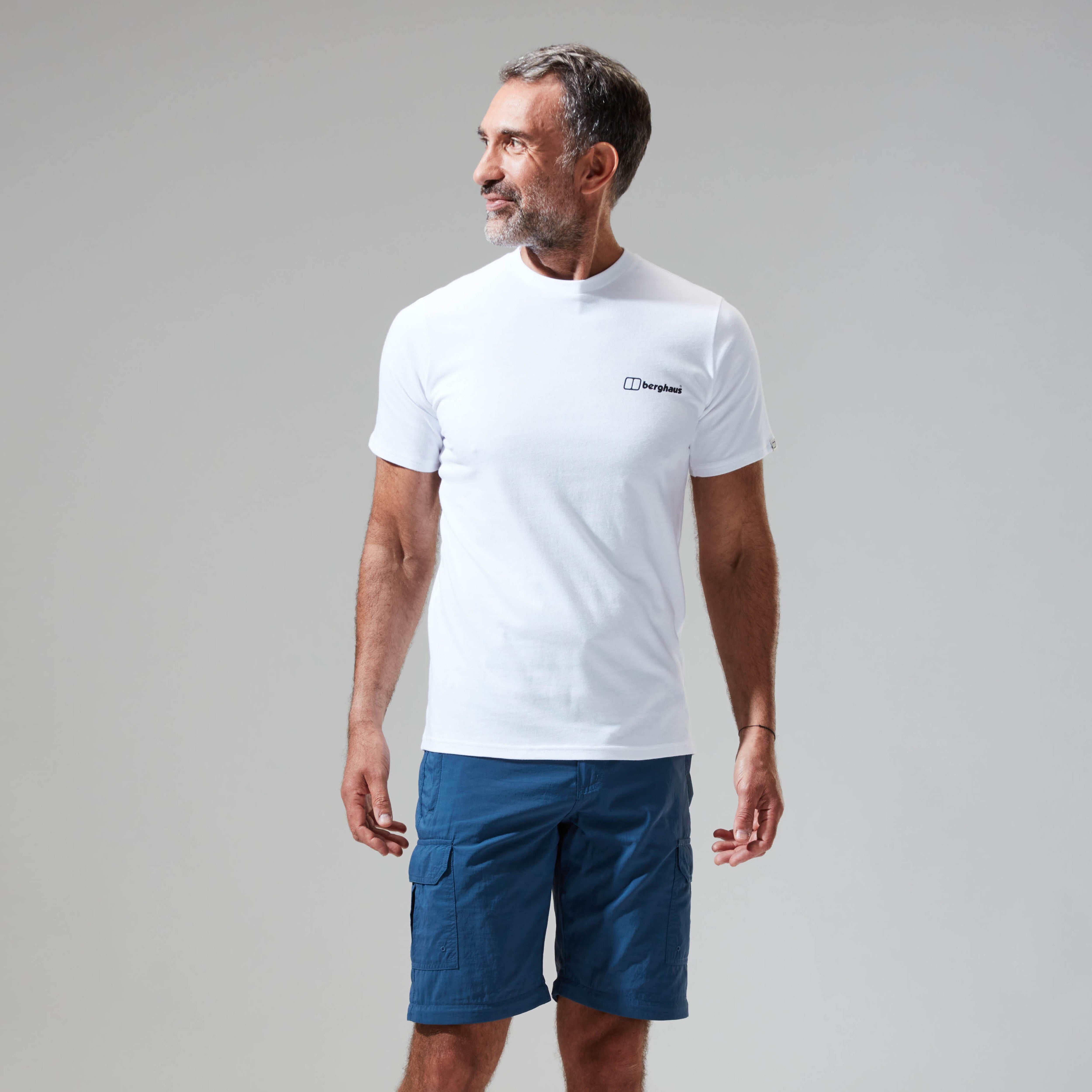 Snowdon Colour Logo Short Sleeve Tee für Herren - Weiß