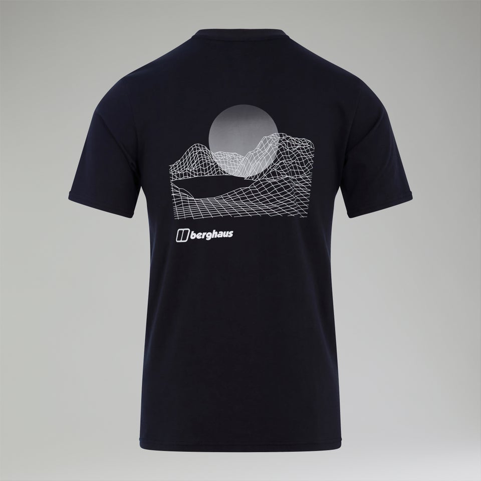 Men's Snowdon Colour Logo Short Sleeve Tee Black