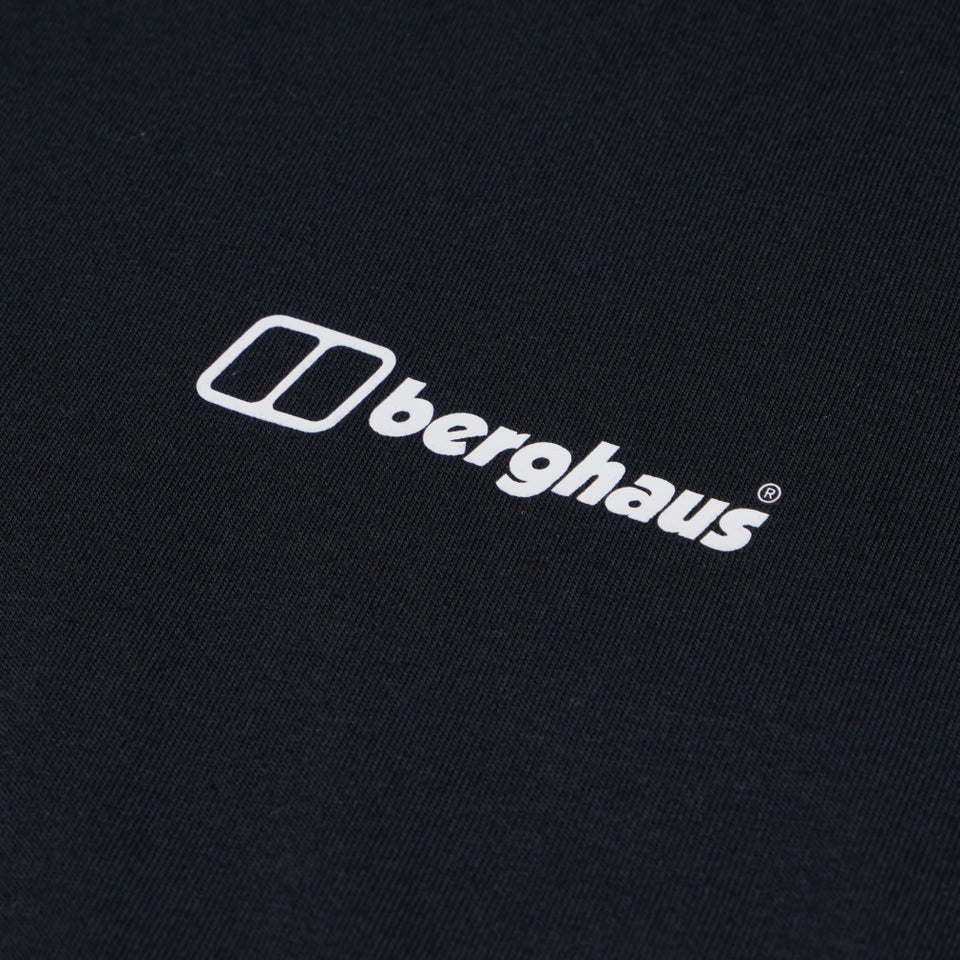 Men's Snowdon Colour Logo Short Sleeve Tee Black