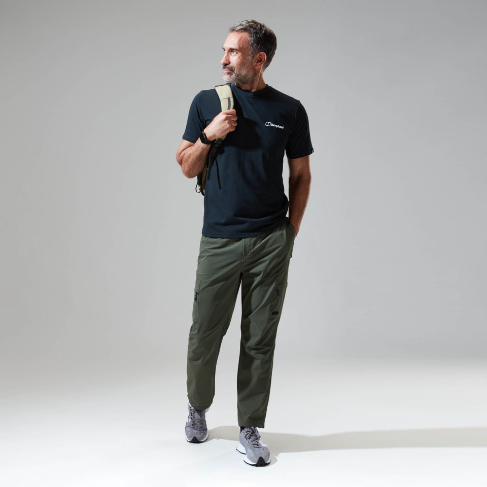 Men's Snowdon Colour Logo Short Sleeve Tee Black